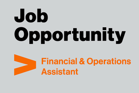 Job Opportunity: Financial & Operations Assistant